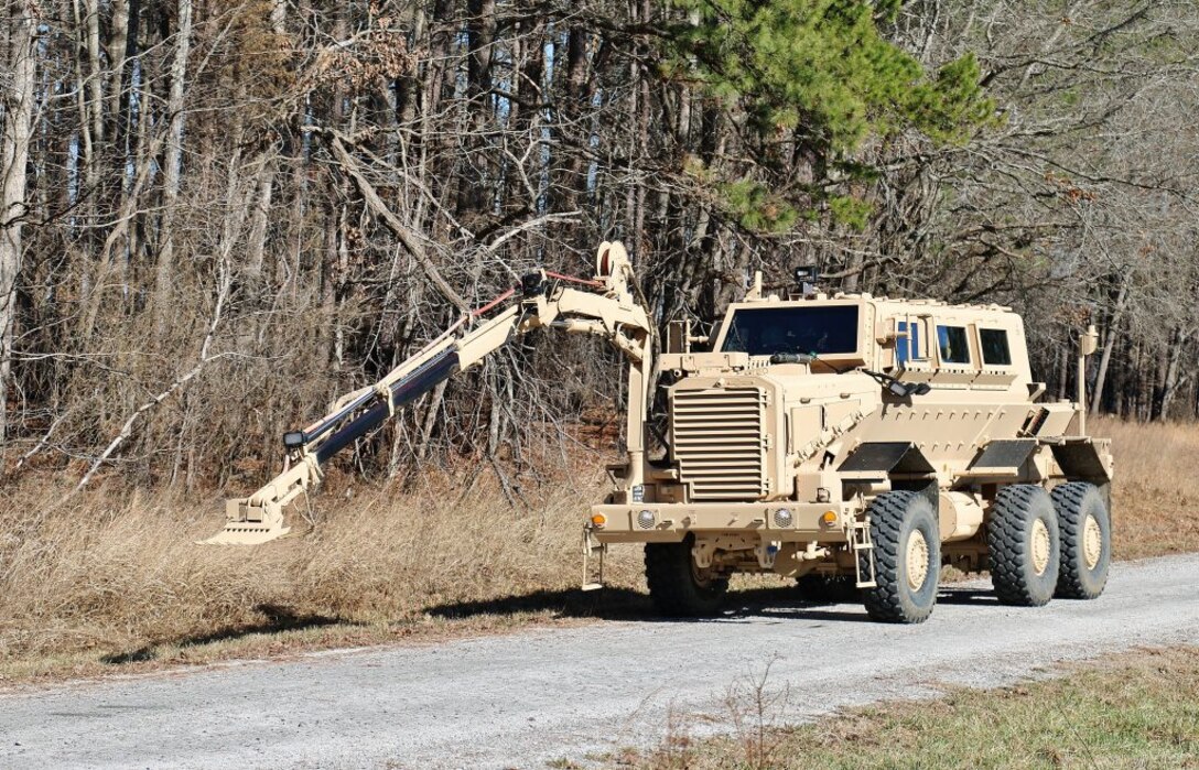 Engineers train on new route clearance vehicles