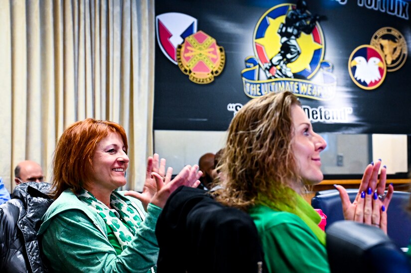 Staff assigned to Army Support Activity Dix attend a Women’s History Month observance on March 17, 2022, at Joint Base McGuire-Dix-Lakehurst, N.J. Guest speaker Lisa A. Post, a retired U.S. Army Reserve Officer, spoke on the importance of leadership and inclusivity needed to lead today’s forces. Women’s History Month is a celebration of women’s contributions to history, culture and society and has been observed annually in the month of March in the United States since 1987.