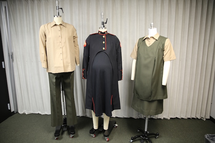 Maternity Uniforms on display
