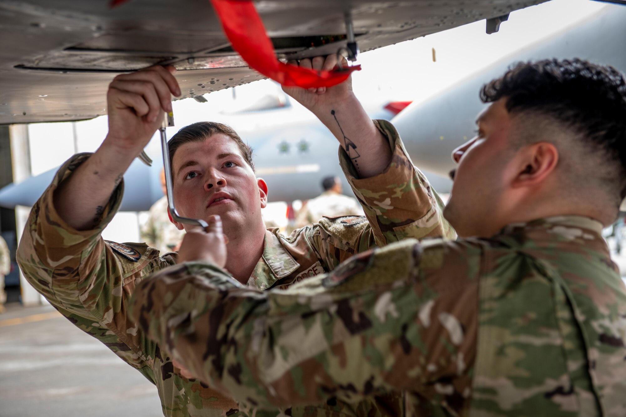 Maintainers participate in a load competition