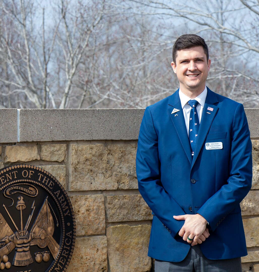 Staff Sgt. Nathan Hooker, of Homer Glen, Illinois, a military policeman with the 233rd Military Police Company, based in Springfield, is credited with saving the life of an elderly woman who collapsed at Abraham Lincoln National Cemetery in Elwood, Illinois. Hooker is a cemetery representative at the national cemetery.