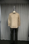 Marine Corps maternity dress uniform on a mannequin.