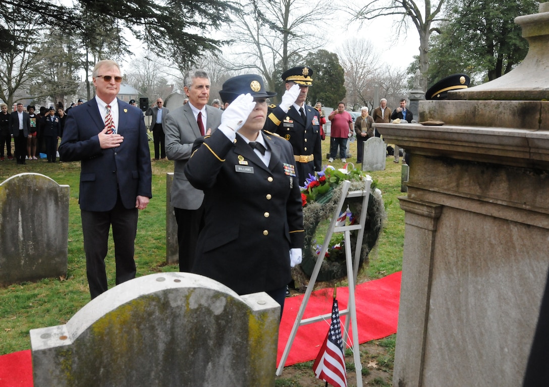 Army Reserve division celebrates past-president’s 185th birthday