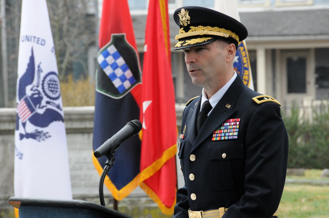 Army Reserve division celebrates past-president’s 185th birthday