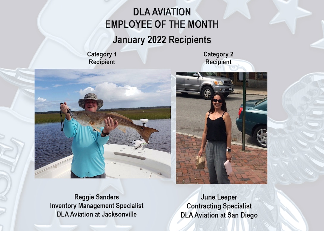 DLA Aviation employees of the month