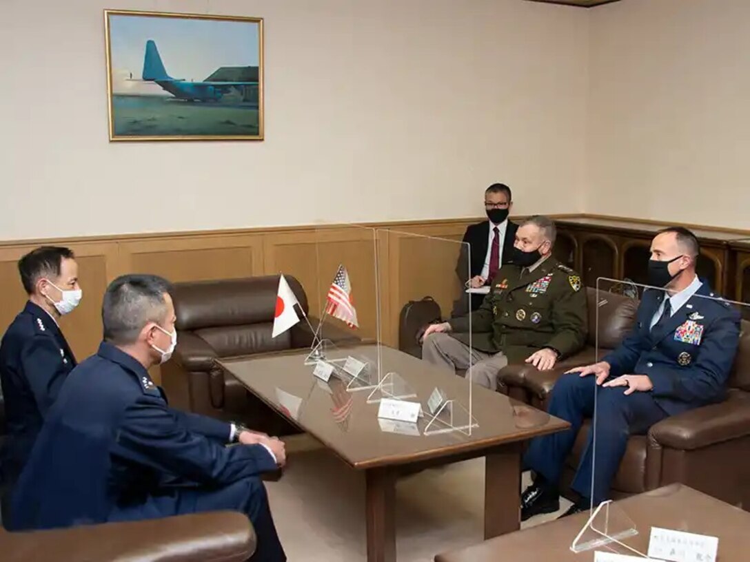 U.S. Space Command commander, U.S. Army Gen. James Dickinson, visited Japan March 17-18, 2022.