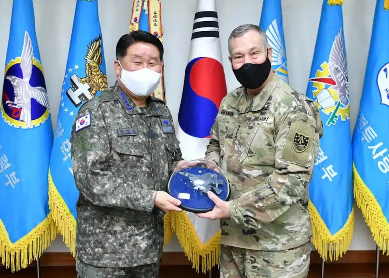 U.S. Space Command commander, U.S. Army Gen. James Dickinson, visited the Republic of Korea, March 19, 2022.