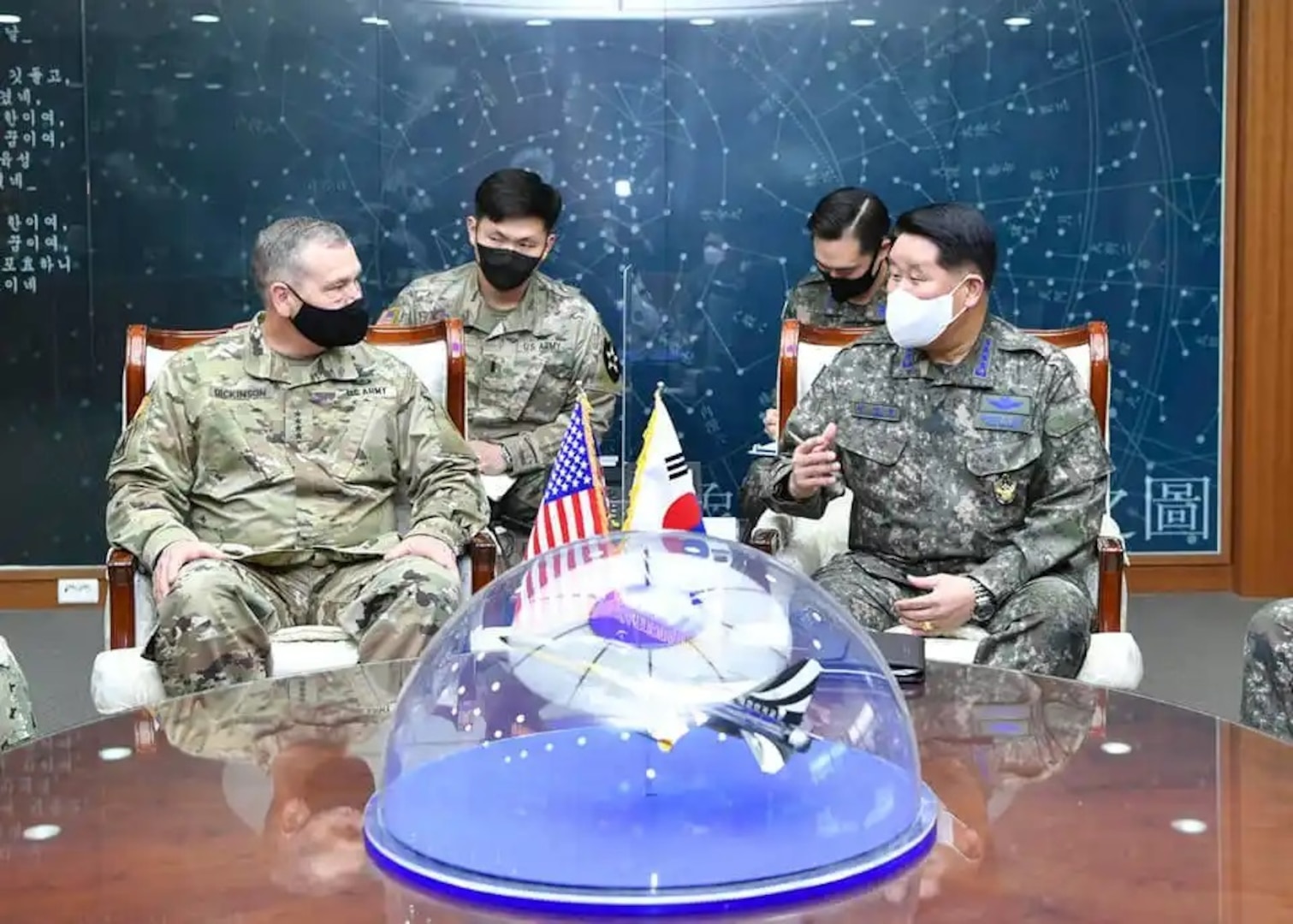 U.S. Space Command commander, U.S. Army Gen. James Dickinson, visited the Republic of Korea, March 19, 2022.