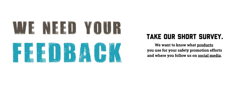 We Need Your Feedback Survey image
