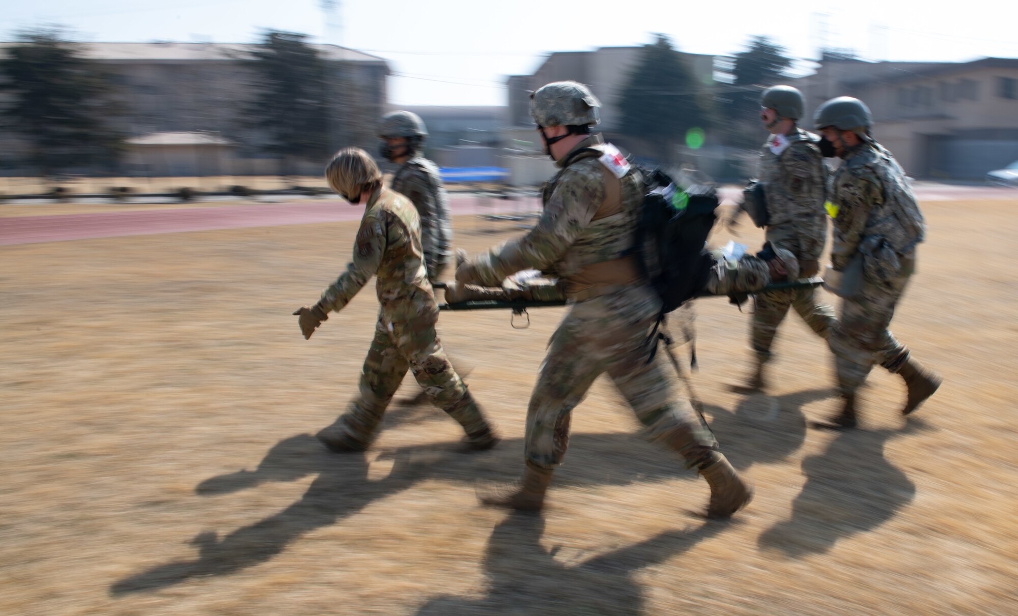 simulated casualty evacuation scenario