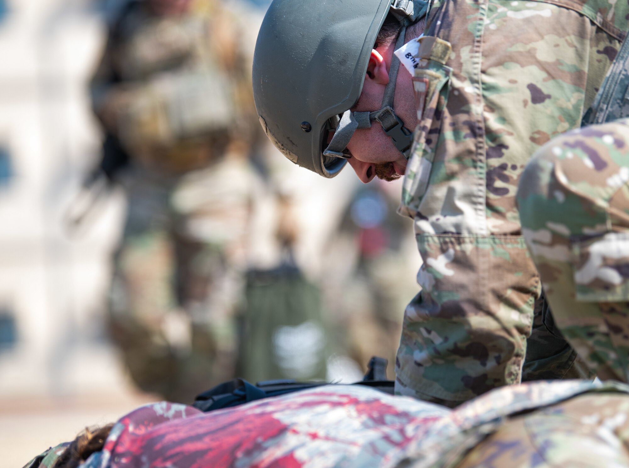 simulated casualty evacuation scenario