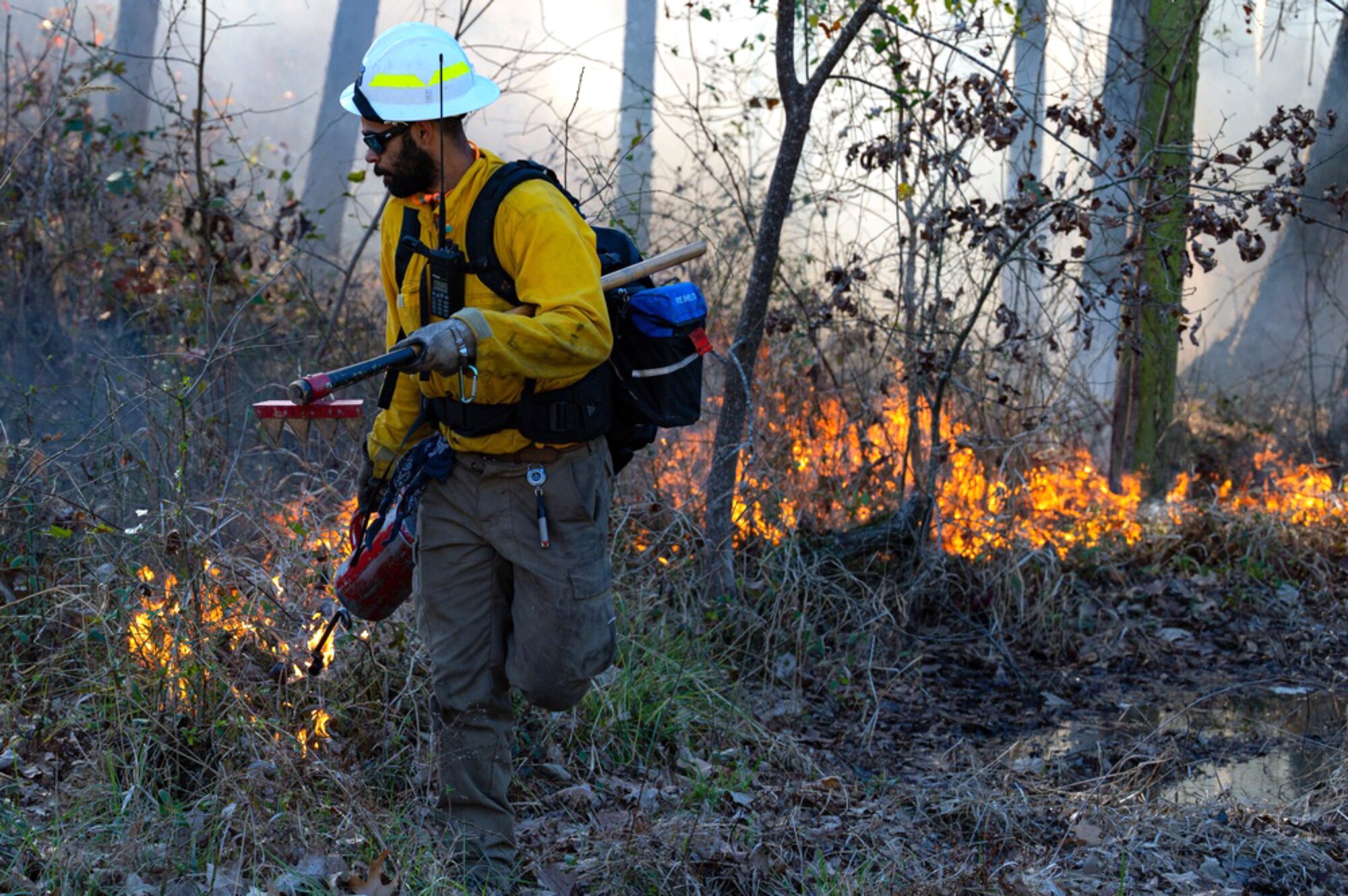 Fighting fire with fire: AFCEC program combats increasing wildland fire risk