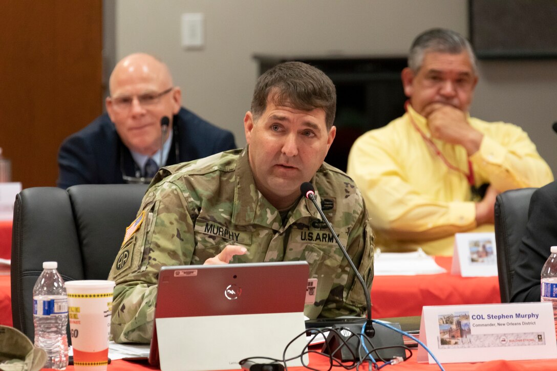 Col. Stephen Murphy, Commander, New Orleans District