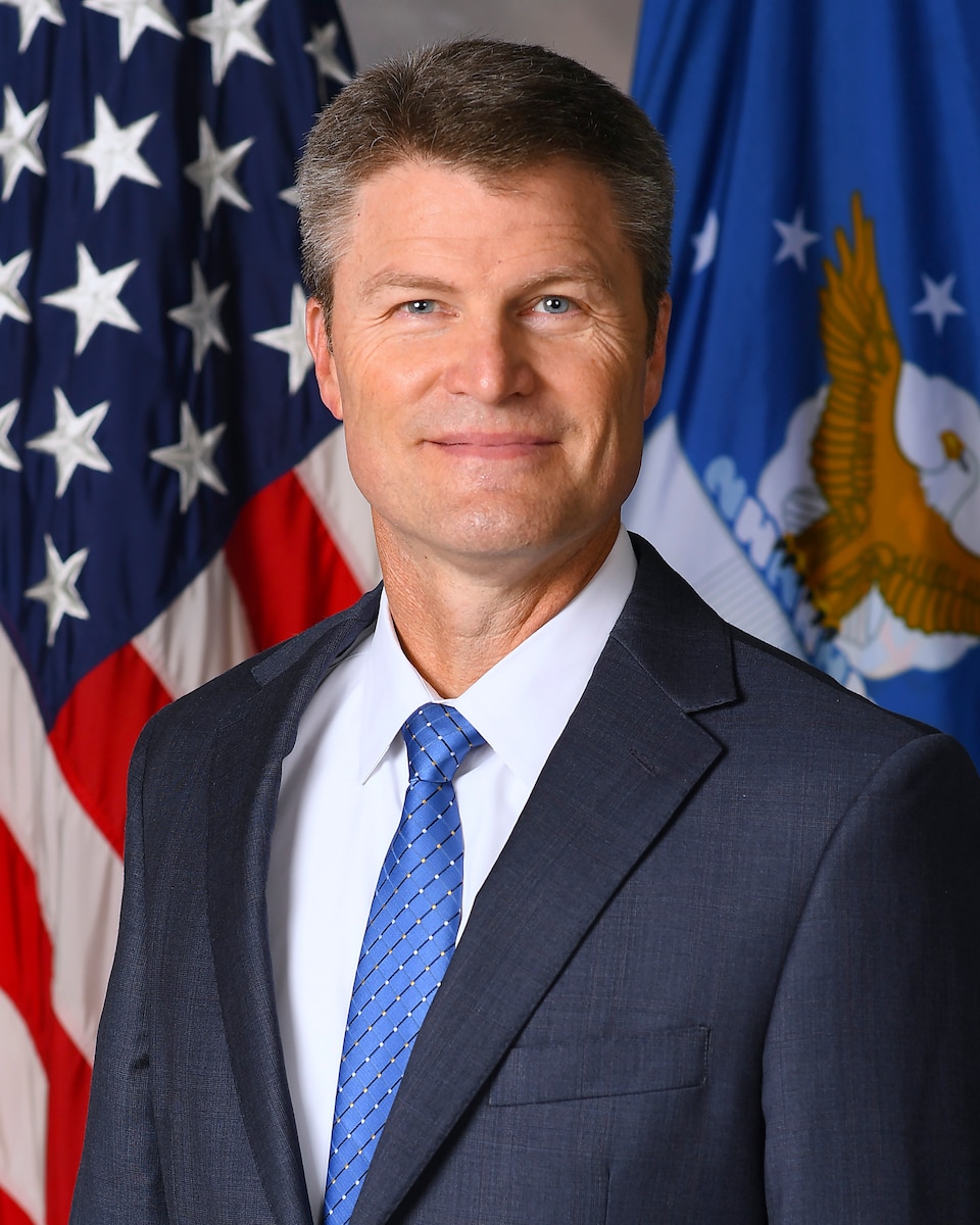 This is the official portrait of Christopher A. Garrett.