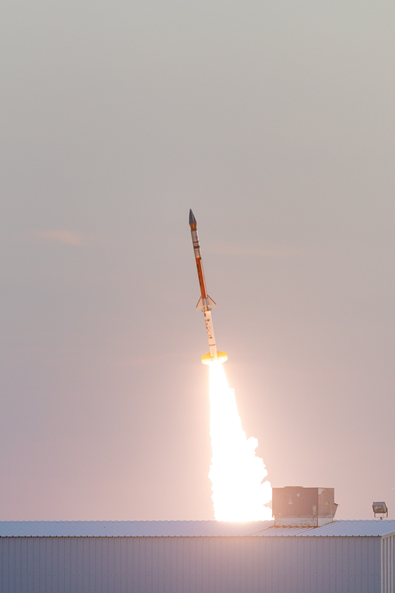 AFRL/AFOSR BOLT II Rocket launching from NASA/Wallops Flight Facility on March 21, 2022. NASA/Wallops photo/ Brian Bonsteel.