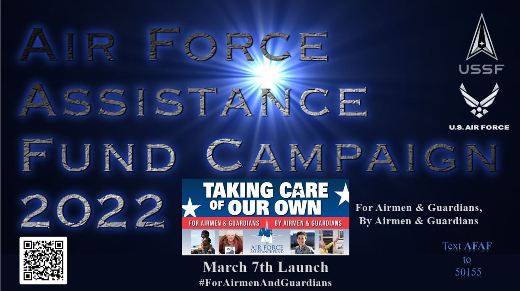 Graphic of the Air Force Assistance Fund campaign.
