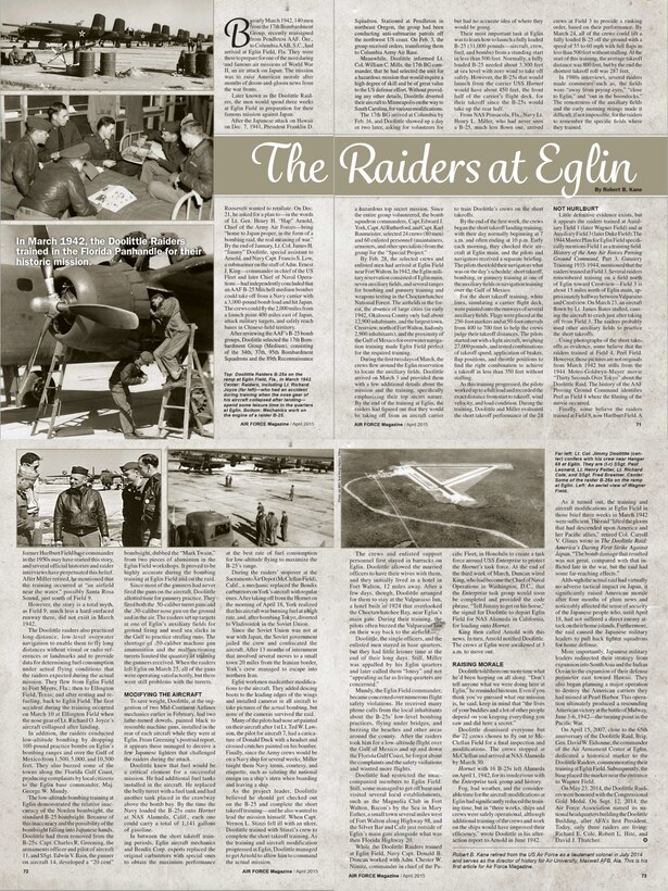 Air Force Magazine Article 2015