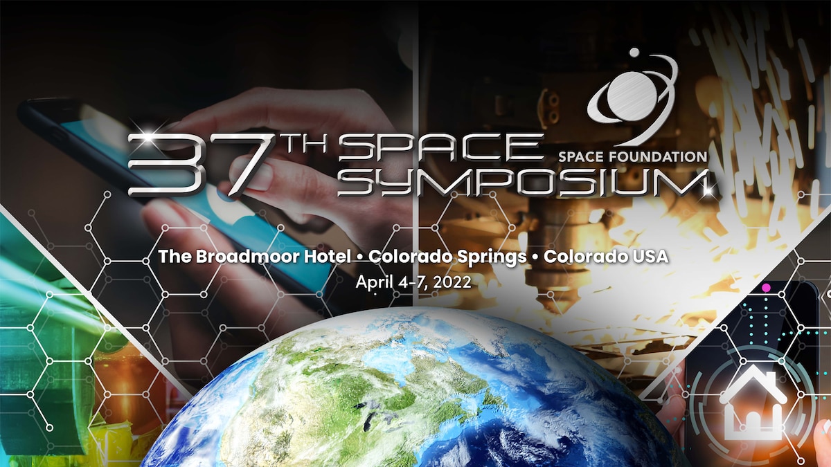 The Air Force Research Laboratory will highlight key programs and technologies along with the Hack-a-Sat competition, ways to connect with and share ideas or capabilities with AFRL, and SpaceWERX, the U.S. Space Force affiliated arm of AFWERX, during the 37th National Space Symposium in Colorado Springs, Colorado, April 4-7, 2022. (Courtesy graphic)
