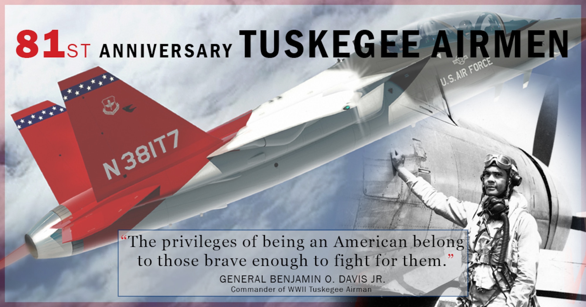 81st Anniversary Tuskegee Airmen (USAF graphic by Jim Varhegyi).