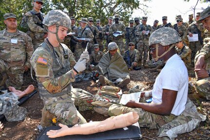 MEDCoE Expert Field Medical Badge test event takes place at JBSA-Camp Bullis