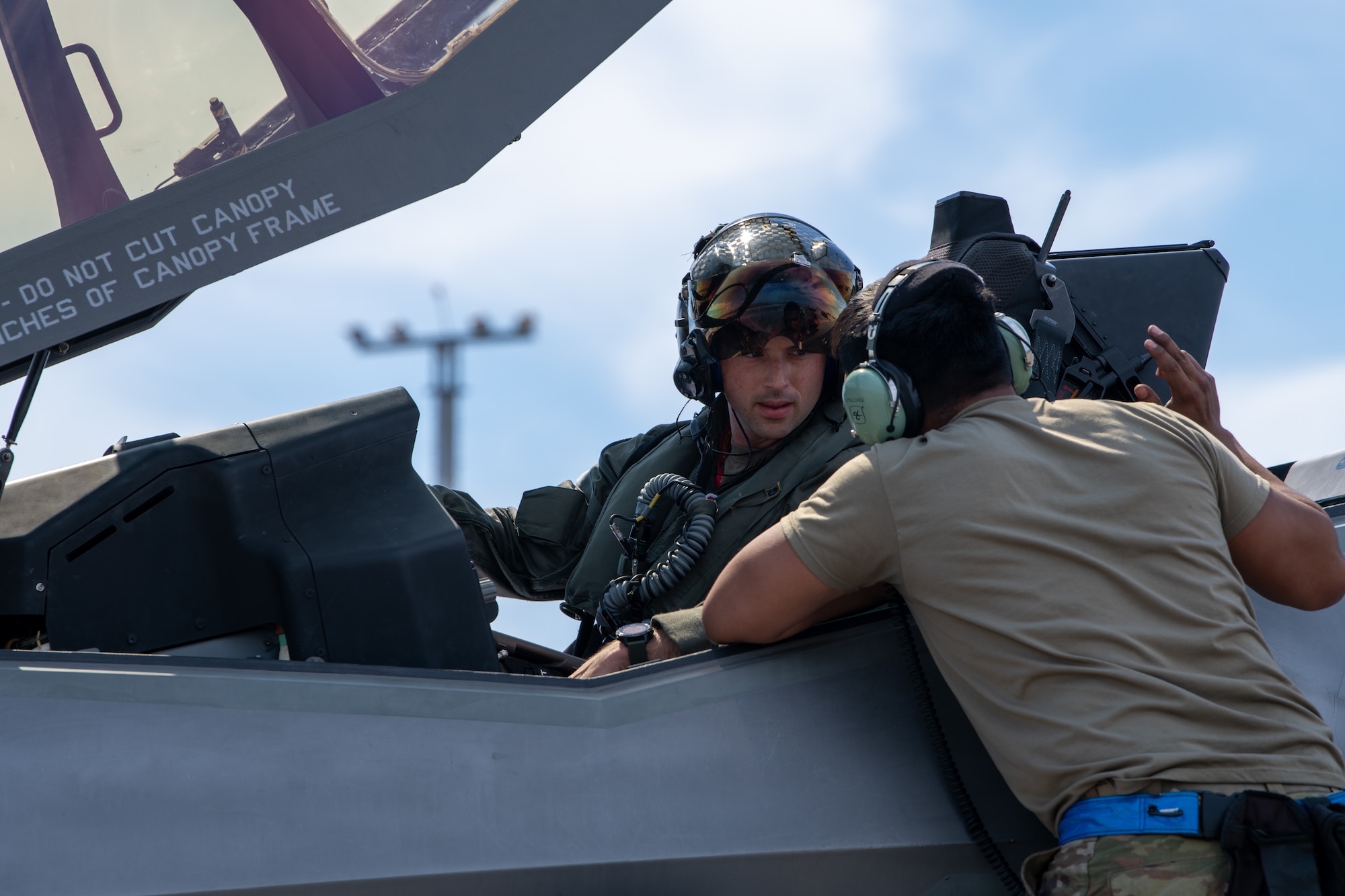 men speak pre-flight