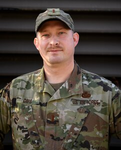 U.S. Air Force 2nd Lt. Roy Davis of the California Air National Guard’s 234th Intelligence Squadron at Beale Air Force Base, California, March 18, 2022. Davis was selected the Space Operations Command Company Grade Officer of the Year for 2021 for performance while integrated with the 7th Space Warning Squadron at Beale Air Force Base.