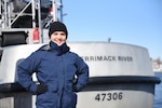 Petty Officer 2nd Class Monique Gilbreath prepares to take part in a diving exercise at Coast Guard Sector San Diego, March 25, 2021. Gilbreath is one of two active female divers in the Coast Guard. (U.S. Coast Guard photo by Petty Officer 3rd Class Alex Gray)