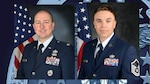 Photo of two Airmen recognized for leadership, excellence by DLA enterprise