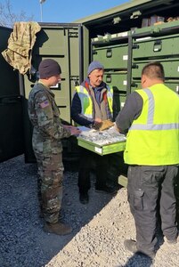 More than 4,700 lines of materiel — some containing over a thousand items per line — were recently accounted, reported, shipped and issued to 1st ABCT, 3rd ID, by a team of about 30 personnel under the command and control of AFSBn-Mannheim and the watchful eye of the 405th Army Field Support Brigade.