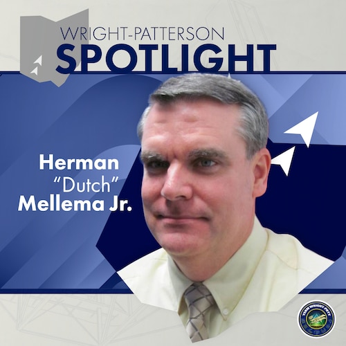 Spotlight graphic of Herman "Dutch" Mellema Jr.