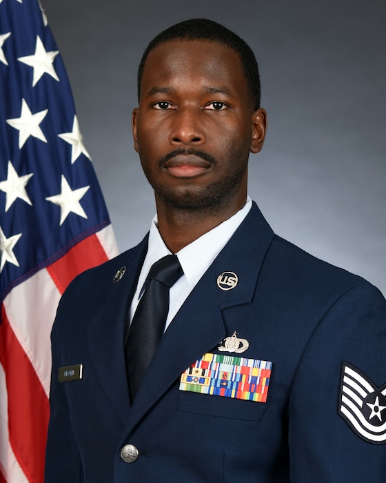 TSgt Quincy Brown, official photo 2022.