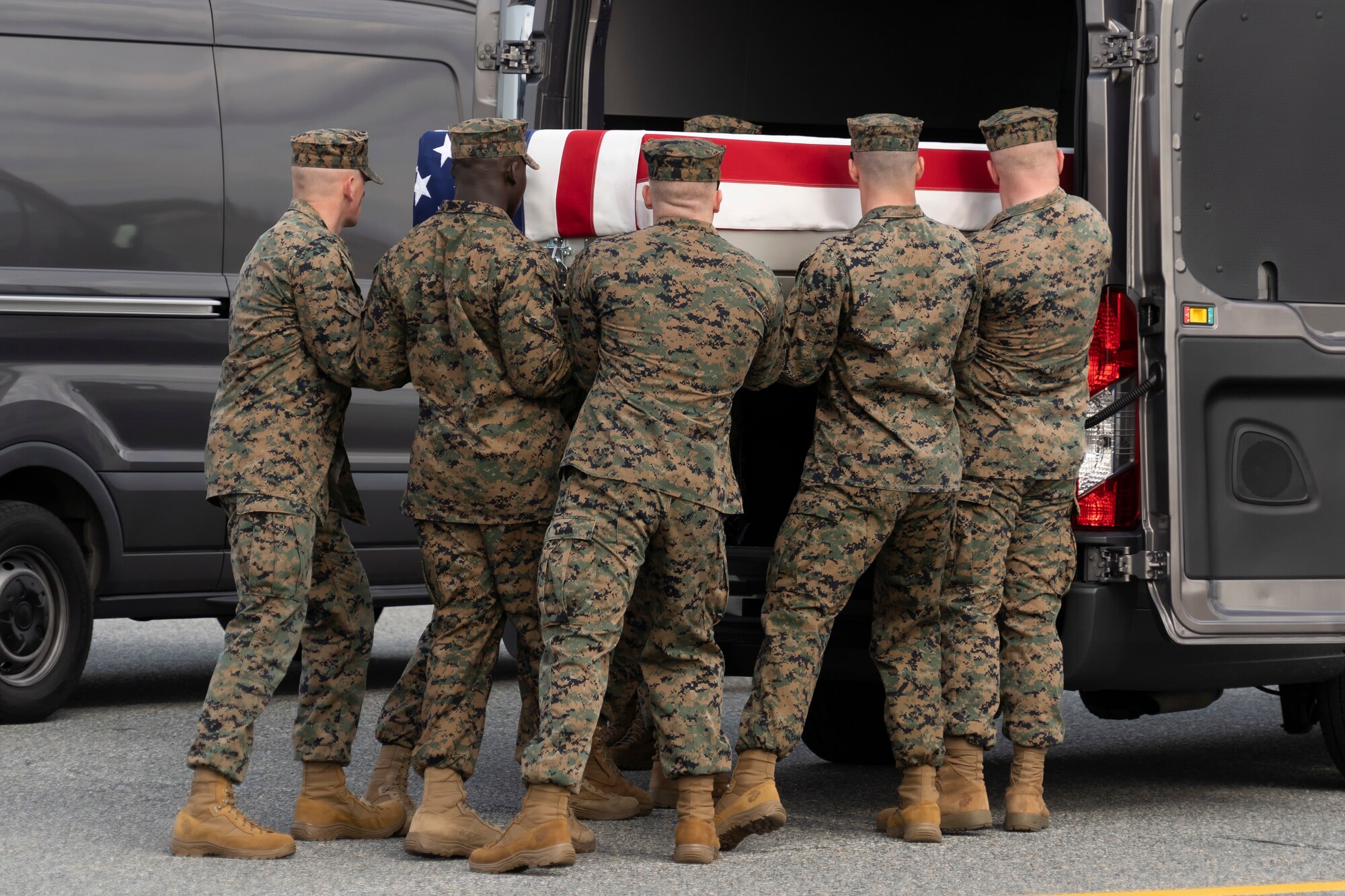 Marine Capt. Matthew J. Tomkiewicz honored in dignified transfer March 25