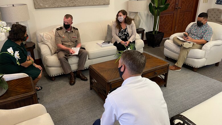 District and Division Leaders Conduct Engagements With Key Military Leaders