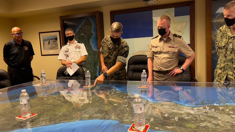 District and Division Leaders Conduct Engagements With Key Military Leaders