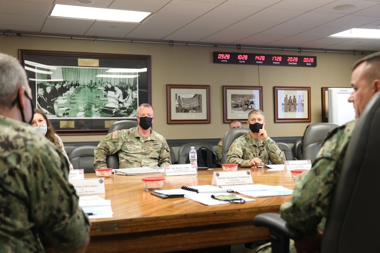 District and Division Leaders Conduct Engagements With Key Military Leaders
