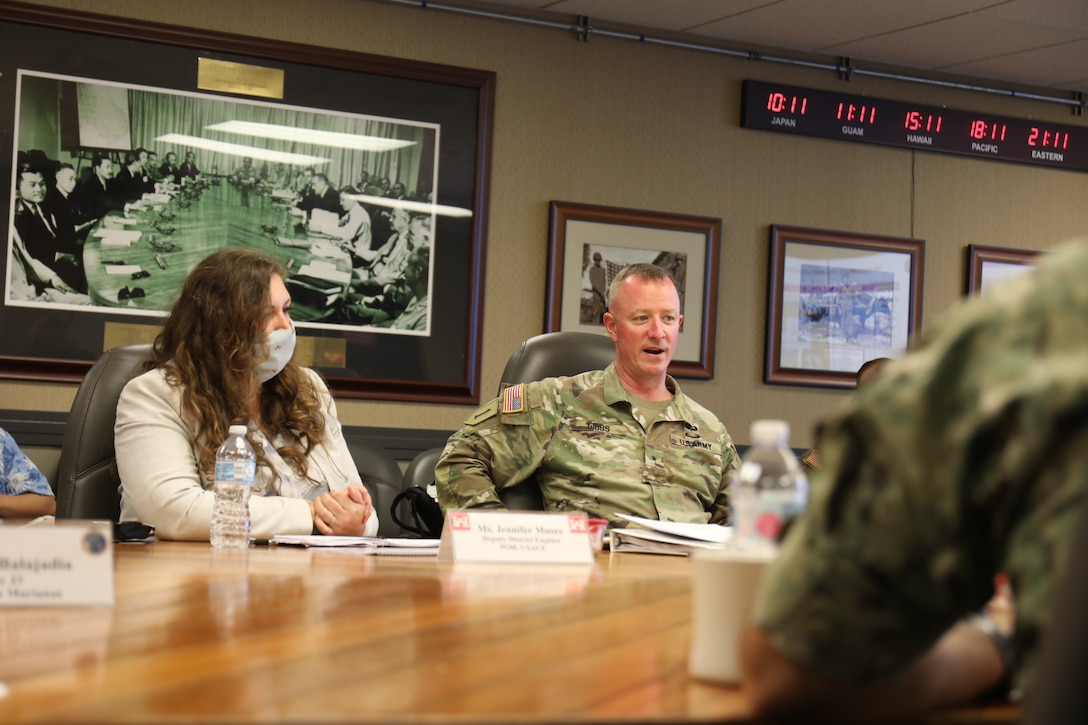 District and Division Leaders Conduct Engagements With Key Military Leaders