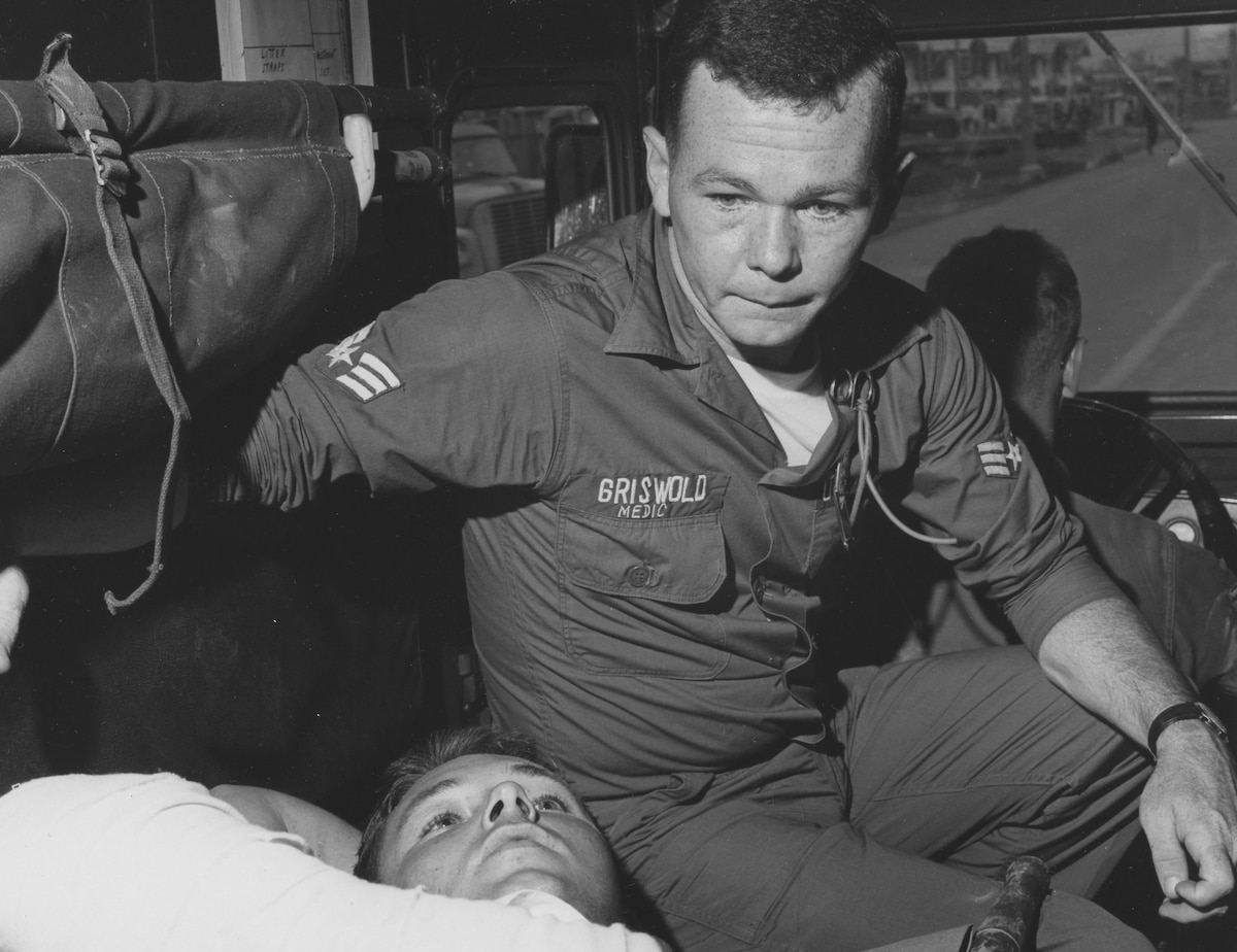 Historical photo of medical Airmen.