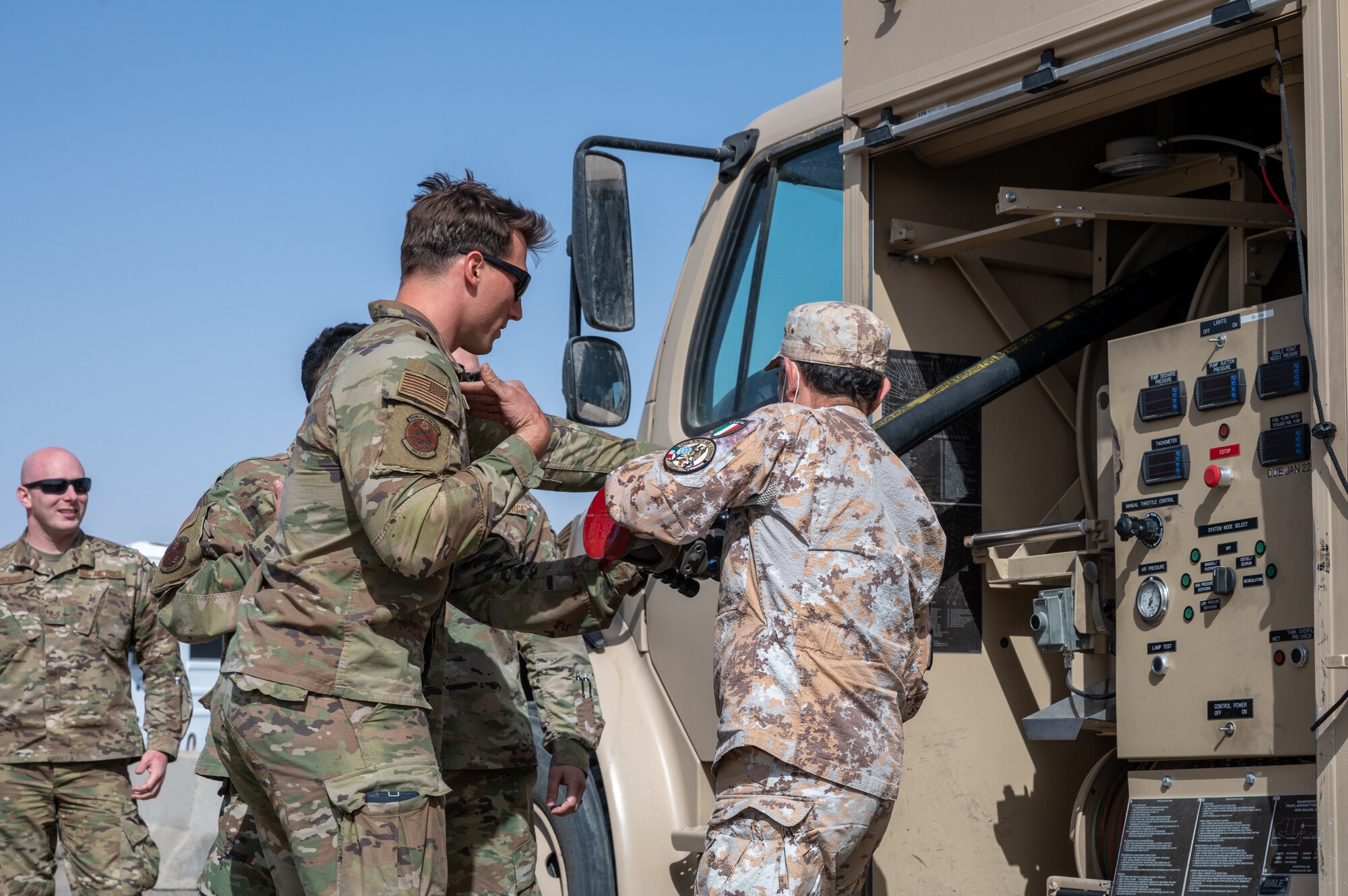 The 386th Expeditionary Logistics Readiness Squadron hosts a monthly immersion tour for partner nations to share their best practices and any other important information to better strengthen each other. These types of events build connections between seemingly independent groups and illuminate the ways coalition partners can strengthen each other.