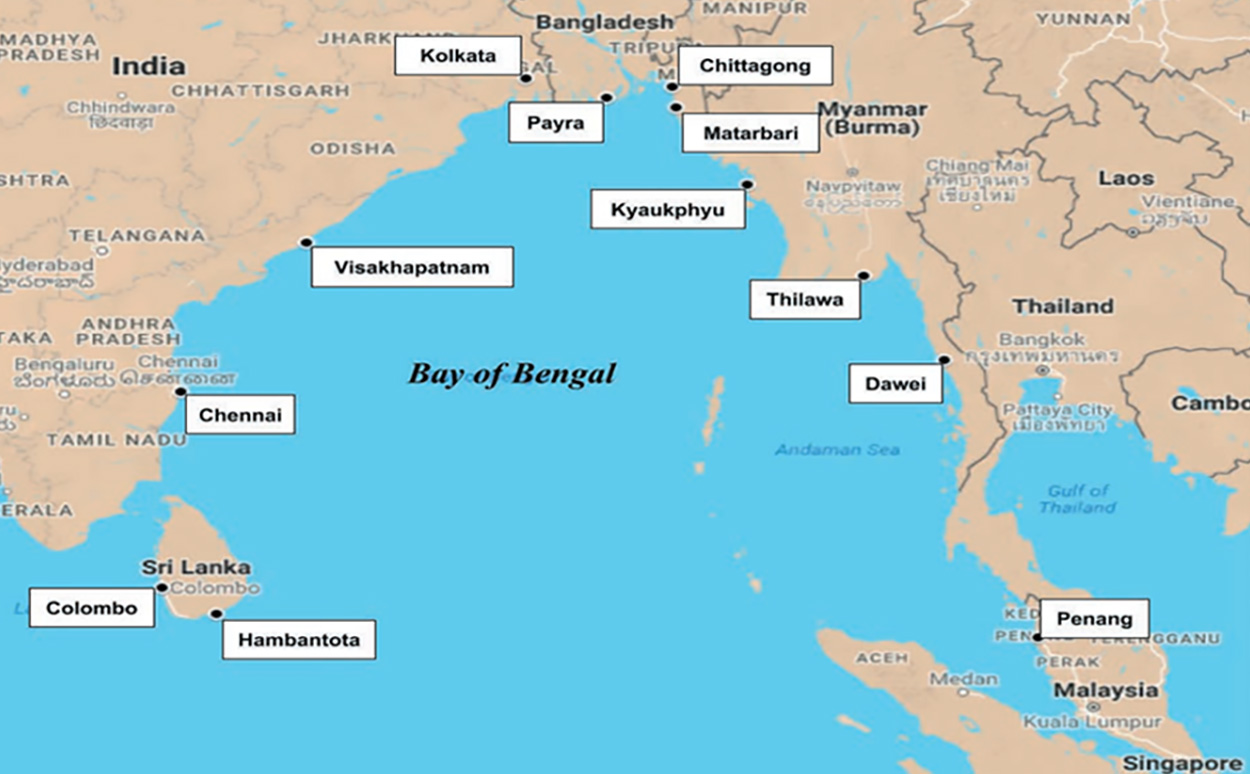 Bay Of Bengal Map