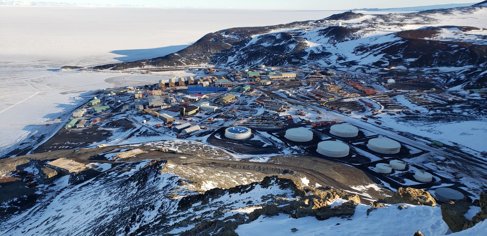 The McMurdo Station in Antarctica, in 2021.