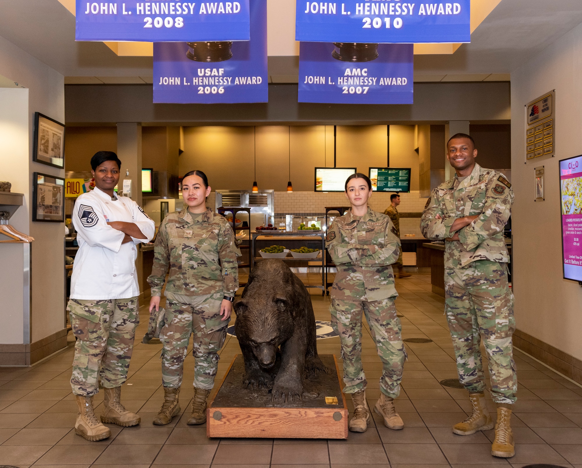 airman pose for a photo