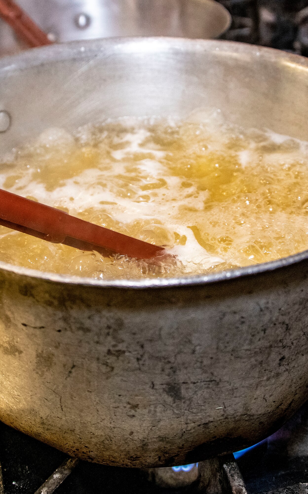 food in a big pot