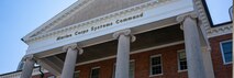 Building with Marine Corps Systems Command signage across the front of it.