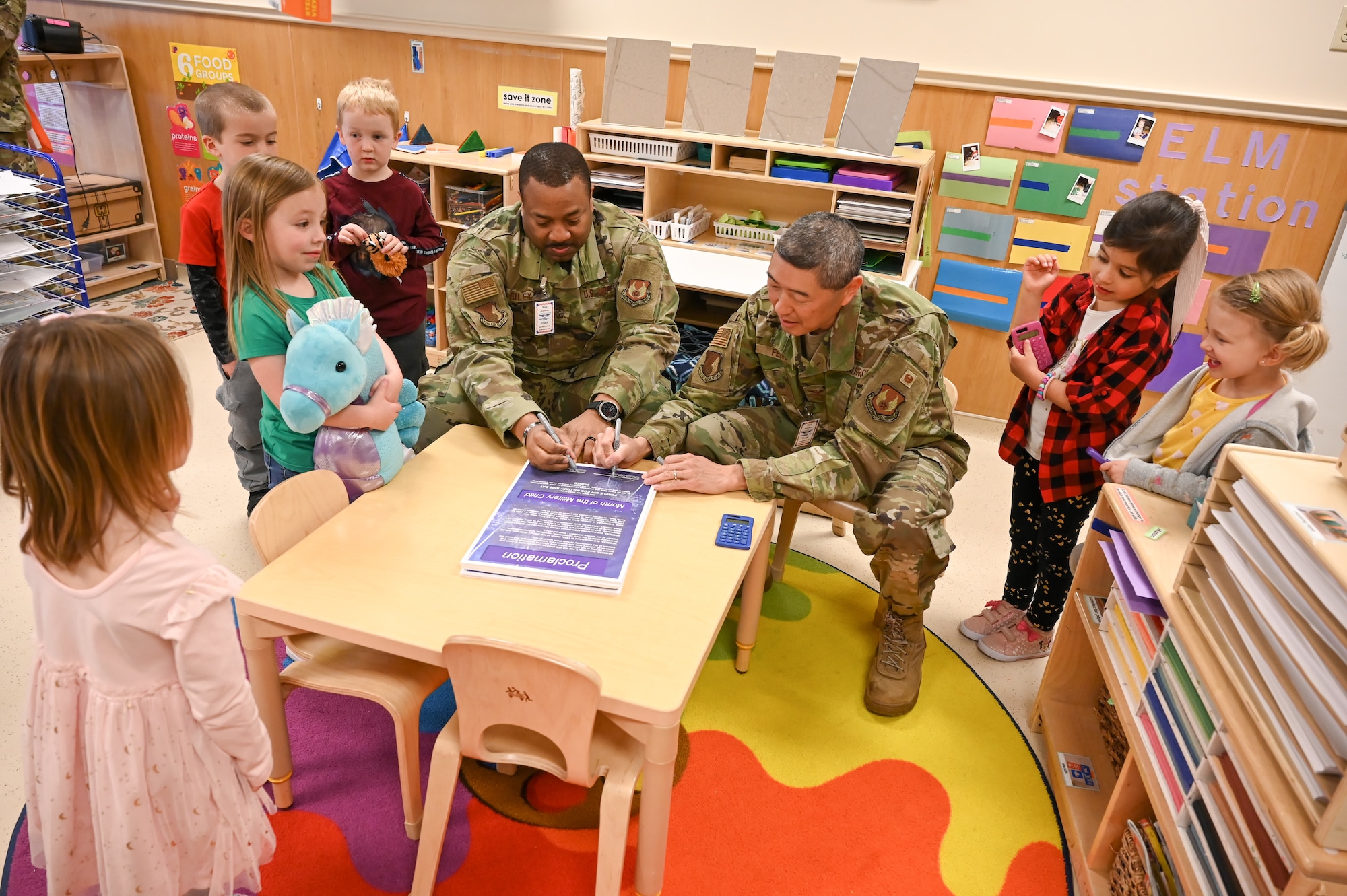 Month of the Military Child proclamation signing