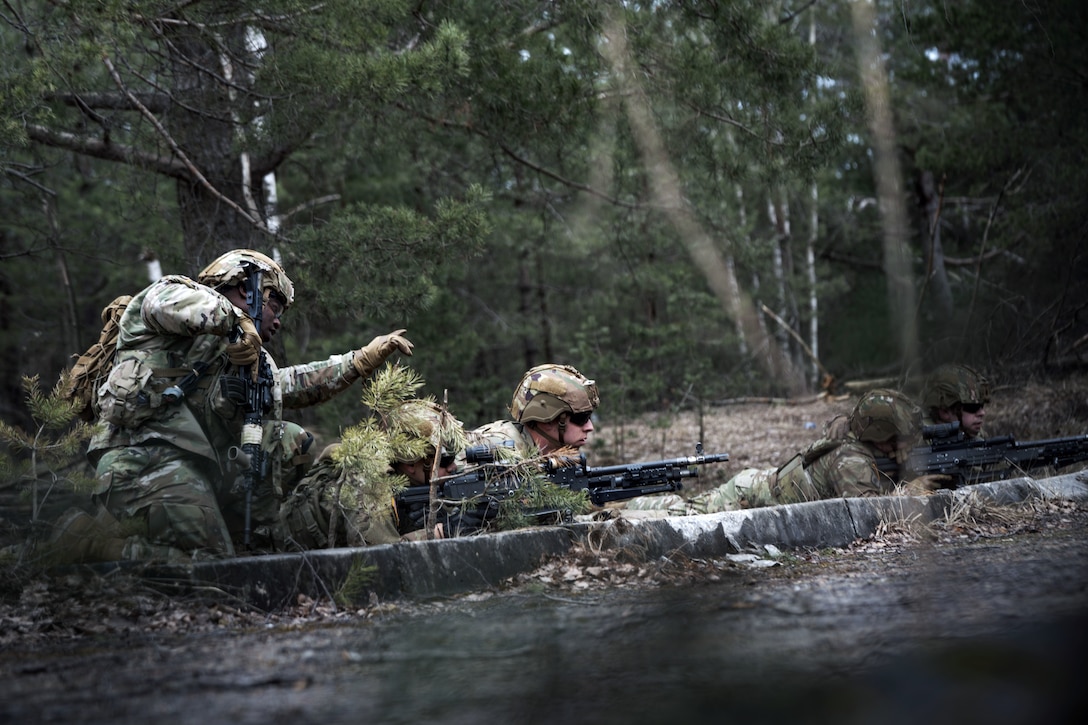 Army paratroopers take part in multinational training event.