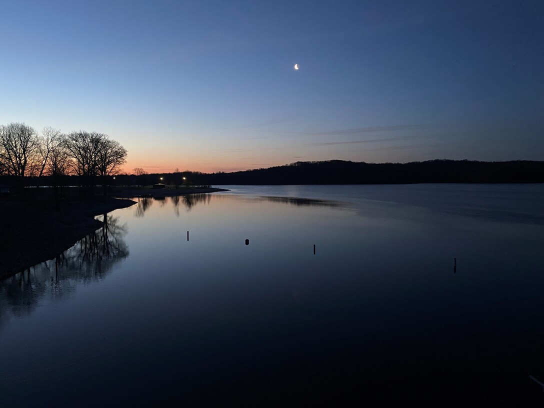 Blue Sunrise at Patoka Lake | Photo of the Week | Steven Rector