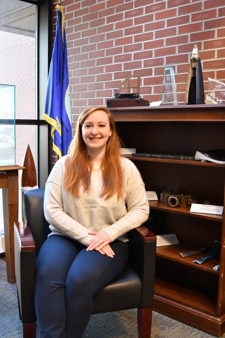 IMAGE: Naval Surface Warfare Center Dahlgren Division Lead Systems Engineer Emily Hester spent 11 months at the Naval War College learning alongside active duty military personnel. Hester was one of five civilian employees from Naval Sea Systems Command selected for the Bundy Scholars program.
