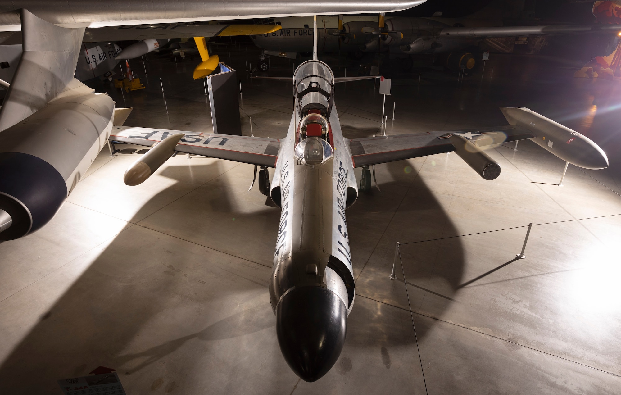 Exterior views of the Lockheed F-94C Starfire.