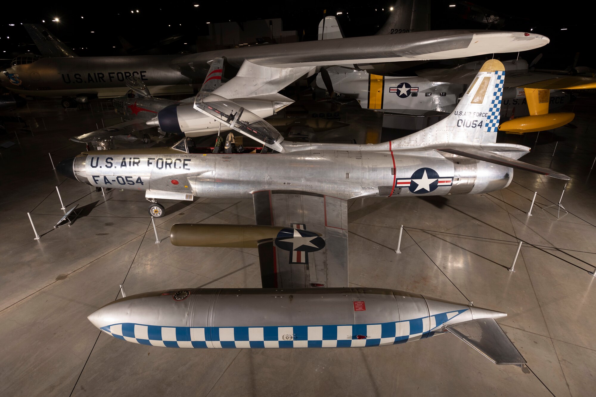 Exterior views of the Lockheed F-94C Starfire.