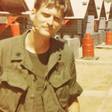 Spc. Kenneth David poses for a photo at Cam Ranh Bay, Vietnam, in September 1971. David spent a year in Vietnam serving as an ammunition specialist. (Courtesy photo)